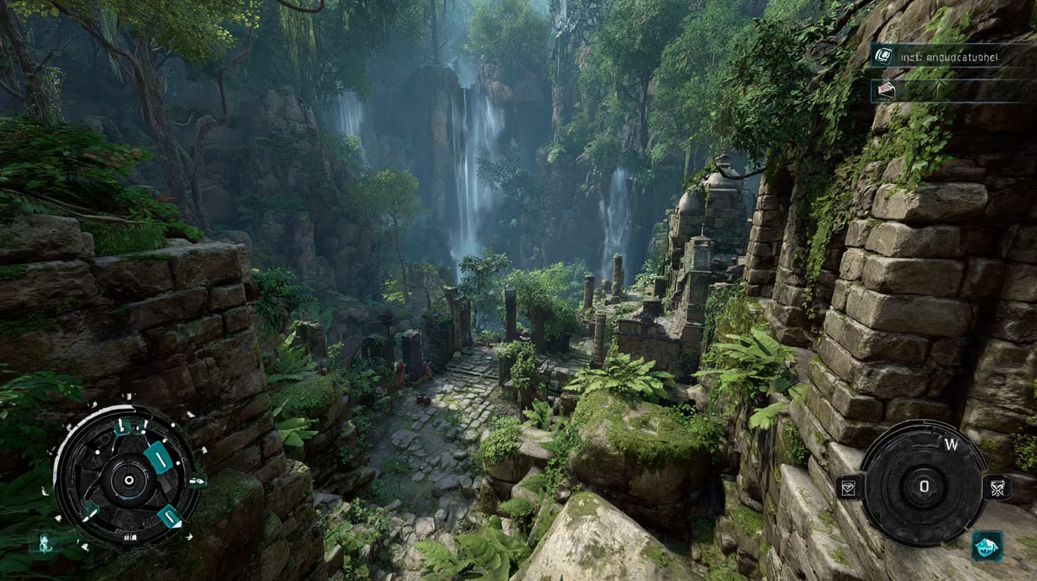 Example output for Cinematic Jungle Adventure Scene