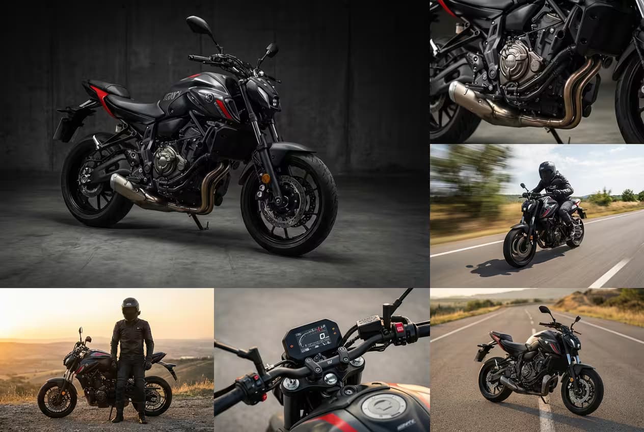 Example output for 🏍️ Cinematic Motorbike Ad Generator