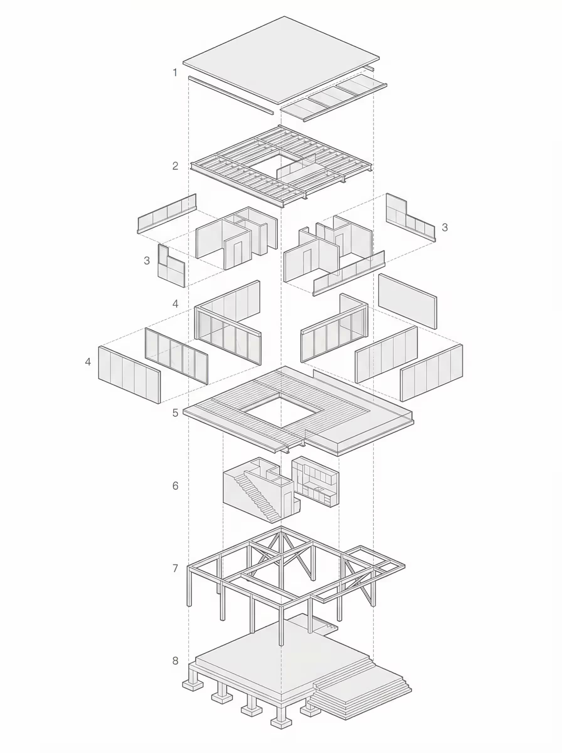 Example output for 🏗️ Axonometric Architecture Diagram Generator