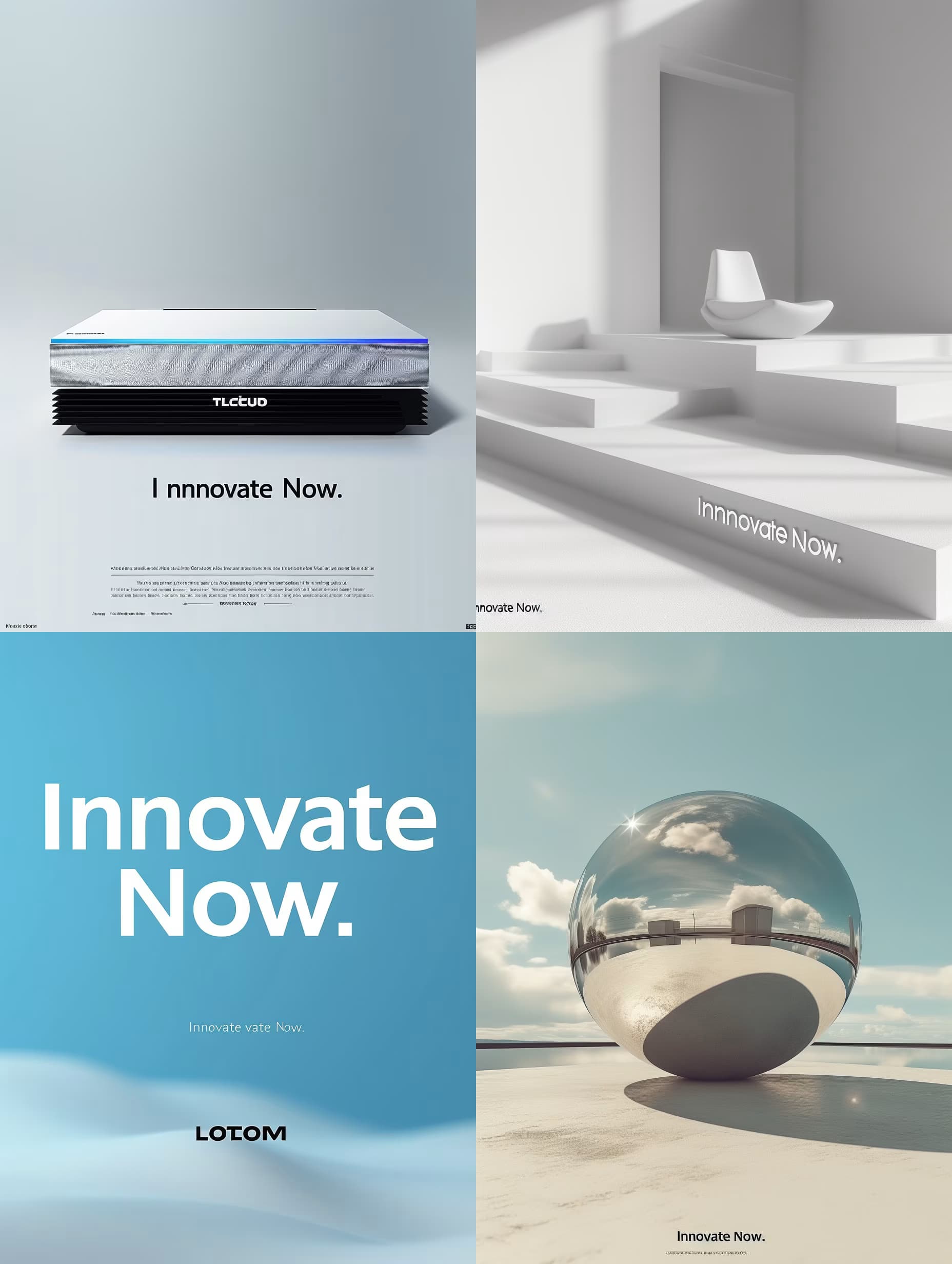 Example output for Futuristic Poster Generator