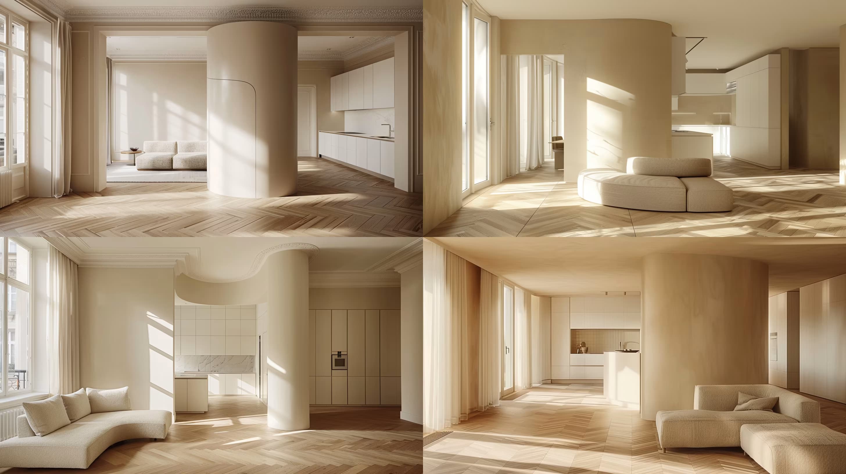 Example output for Minimalist Interior Designer