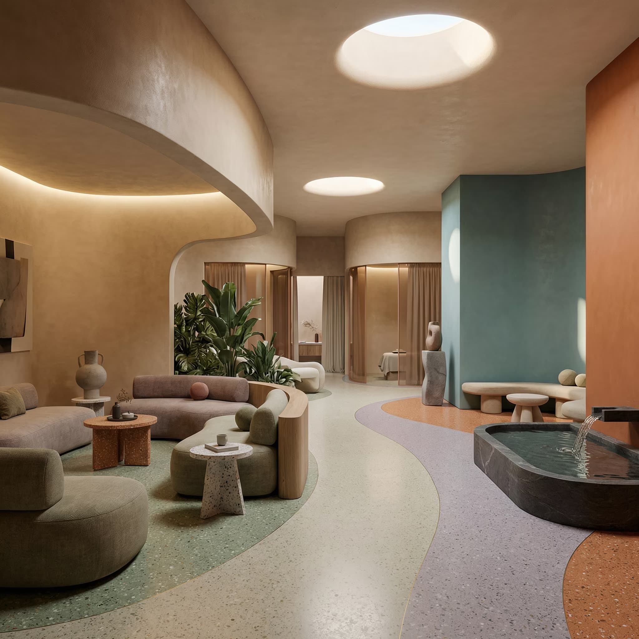 Example output for 🧘 Contemporary Spa Interior Generator
