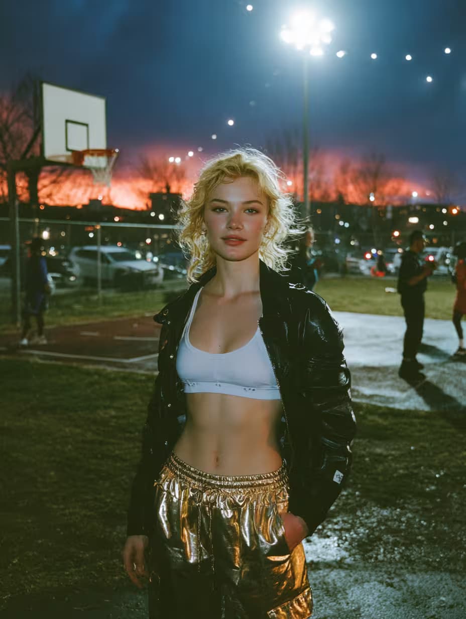 Example output for Athletic Portrait Photo Mockup Generator
