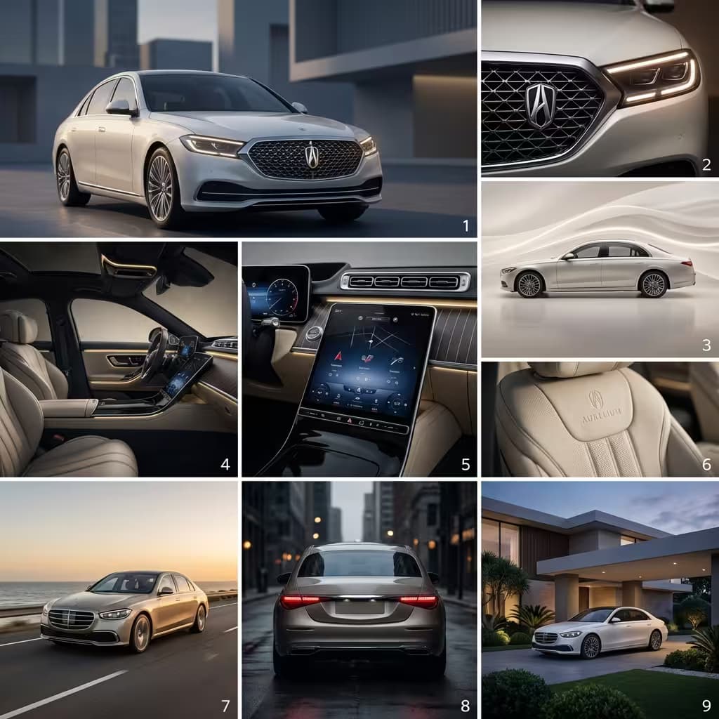 Example output for 🚗 Luxury Sedan Grid Creator