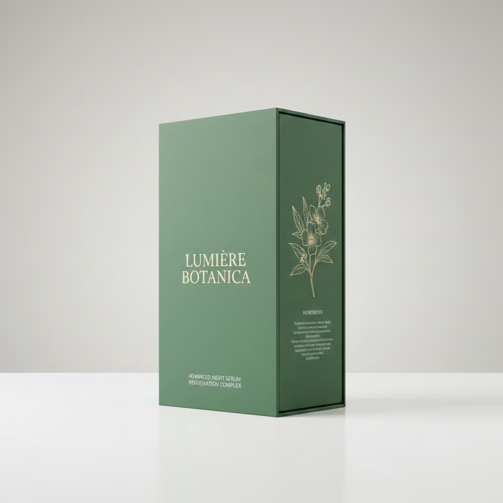 Example output for 📦 Minimal Packaging Mockup Generator