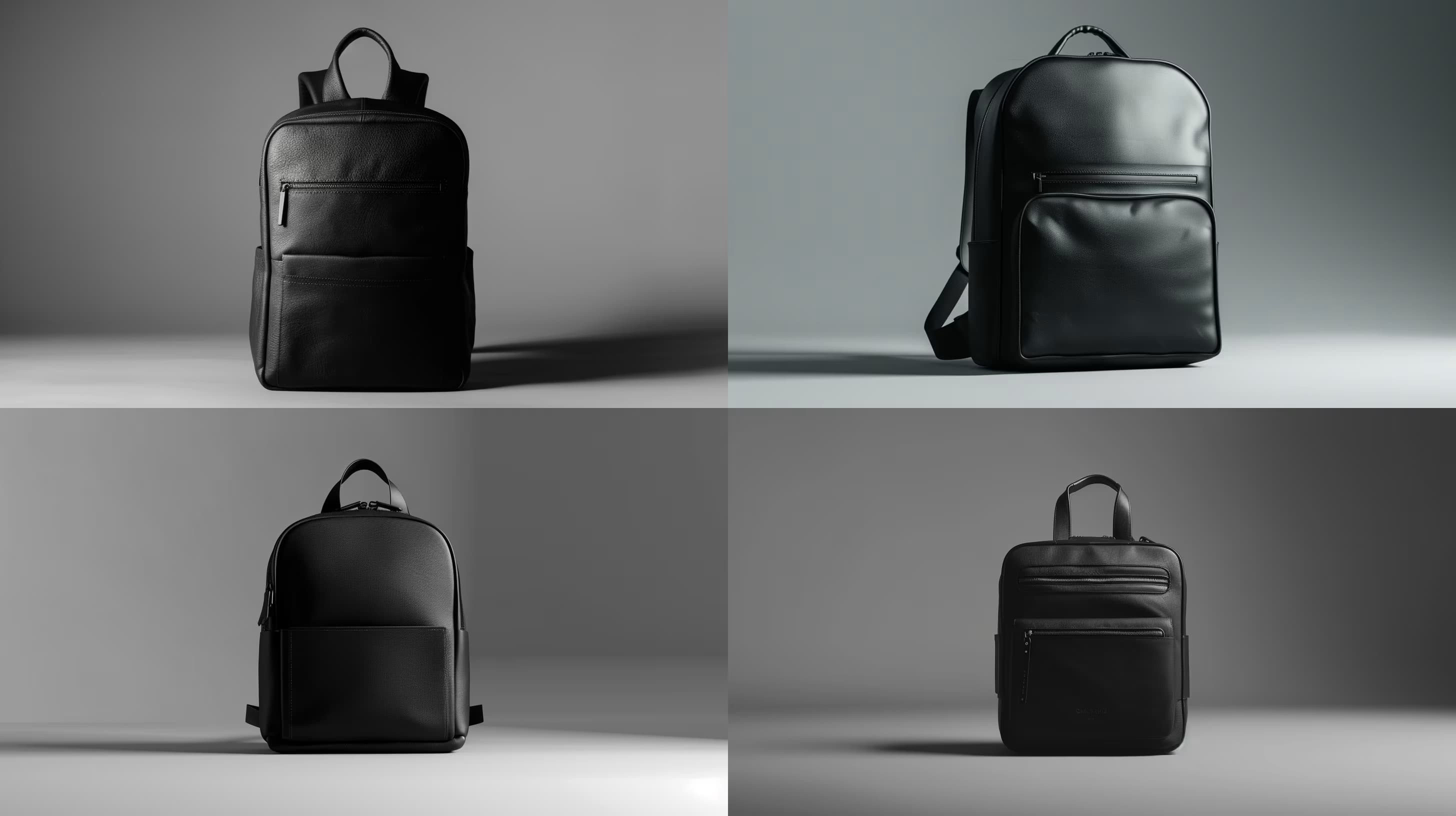 Example output for Minimalist Backpack Photo Creator