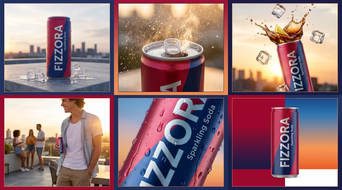 Example output for Beverage Ad Generator