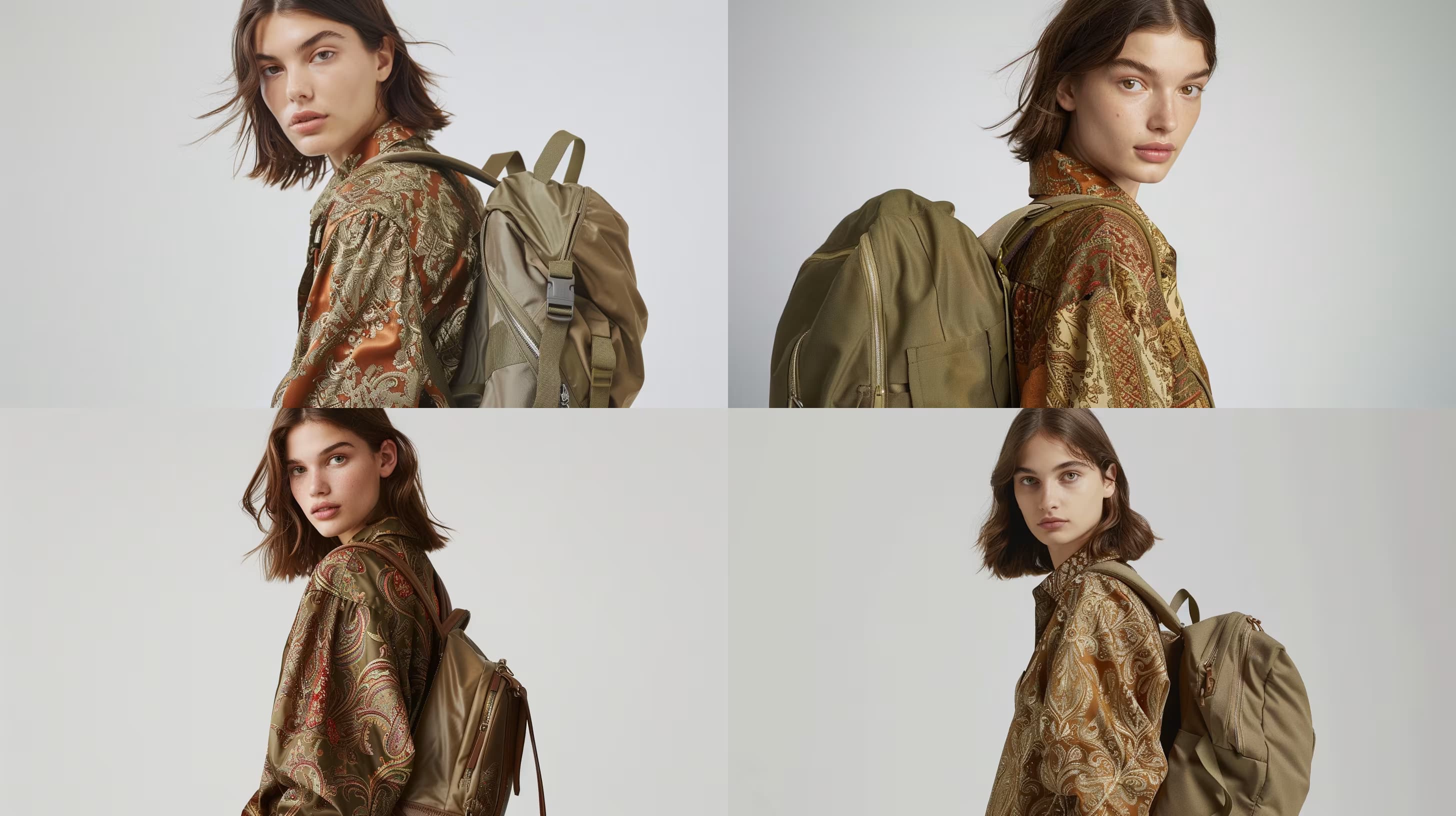 Example output for Editorial Fashion Image Creator