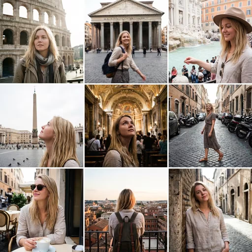 Example output for 📱 Instagram Travel Grid Generator
