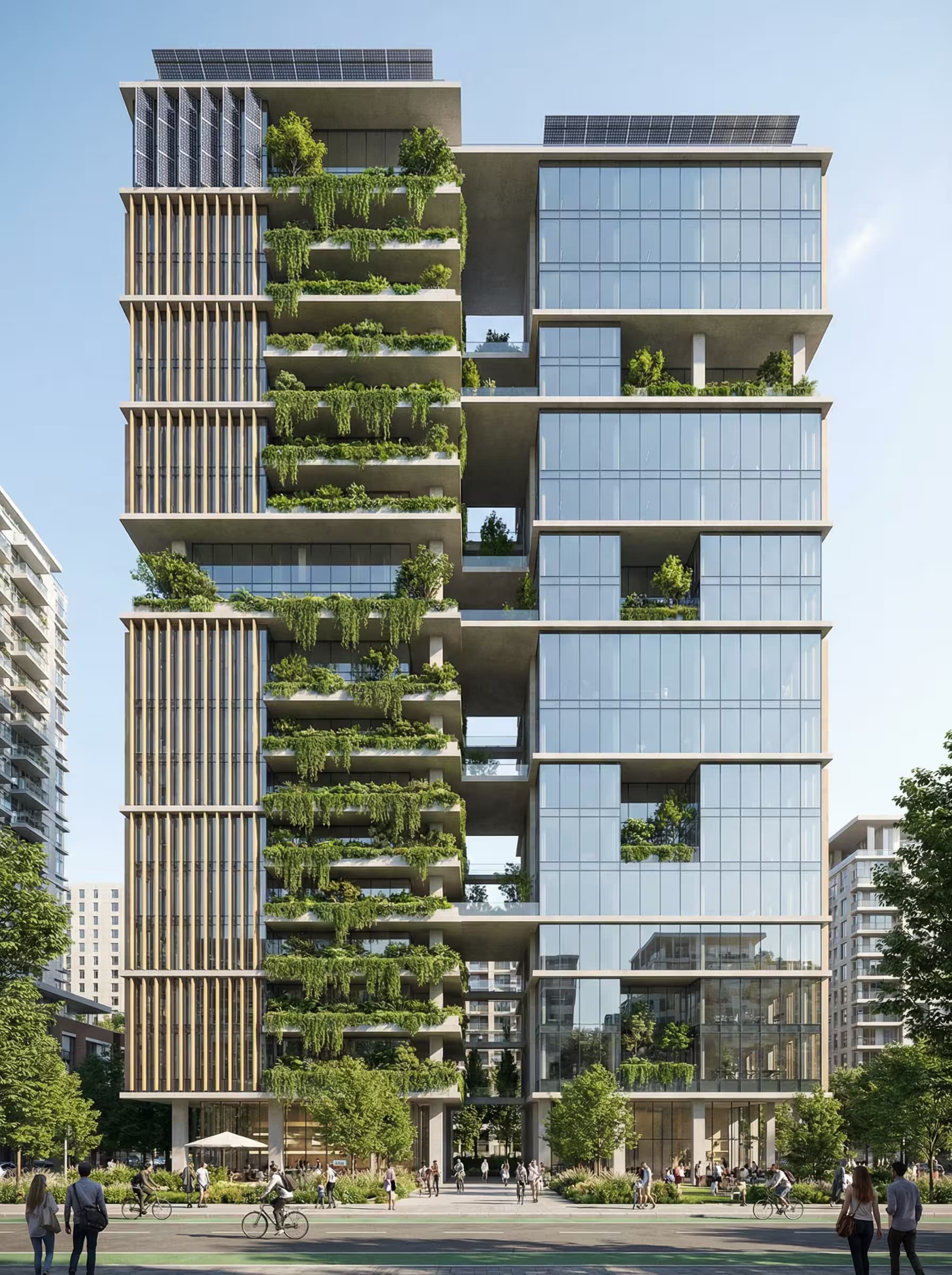 Example output for 🌿 Sustainable Tower Architecture Generator