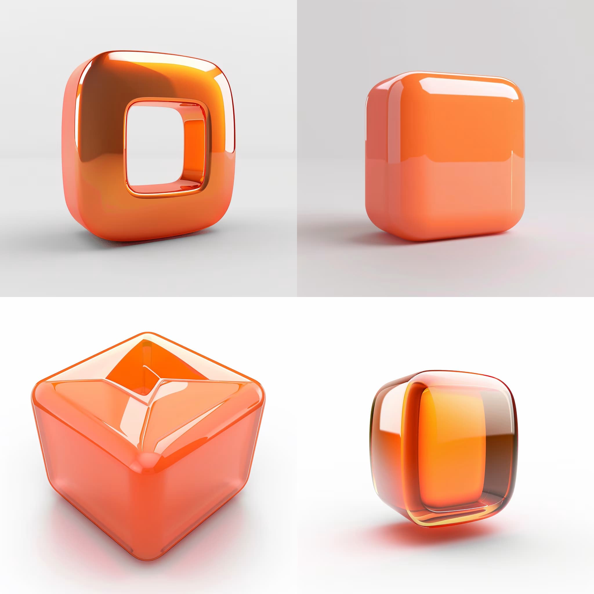 Example output for 3D Logo Iconography Generator