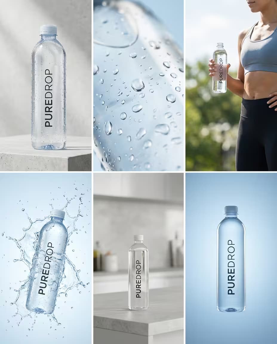 Example output for Lifestyle Beverage Ad Generator