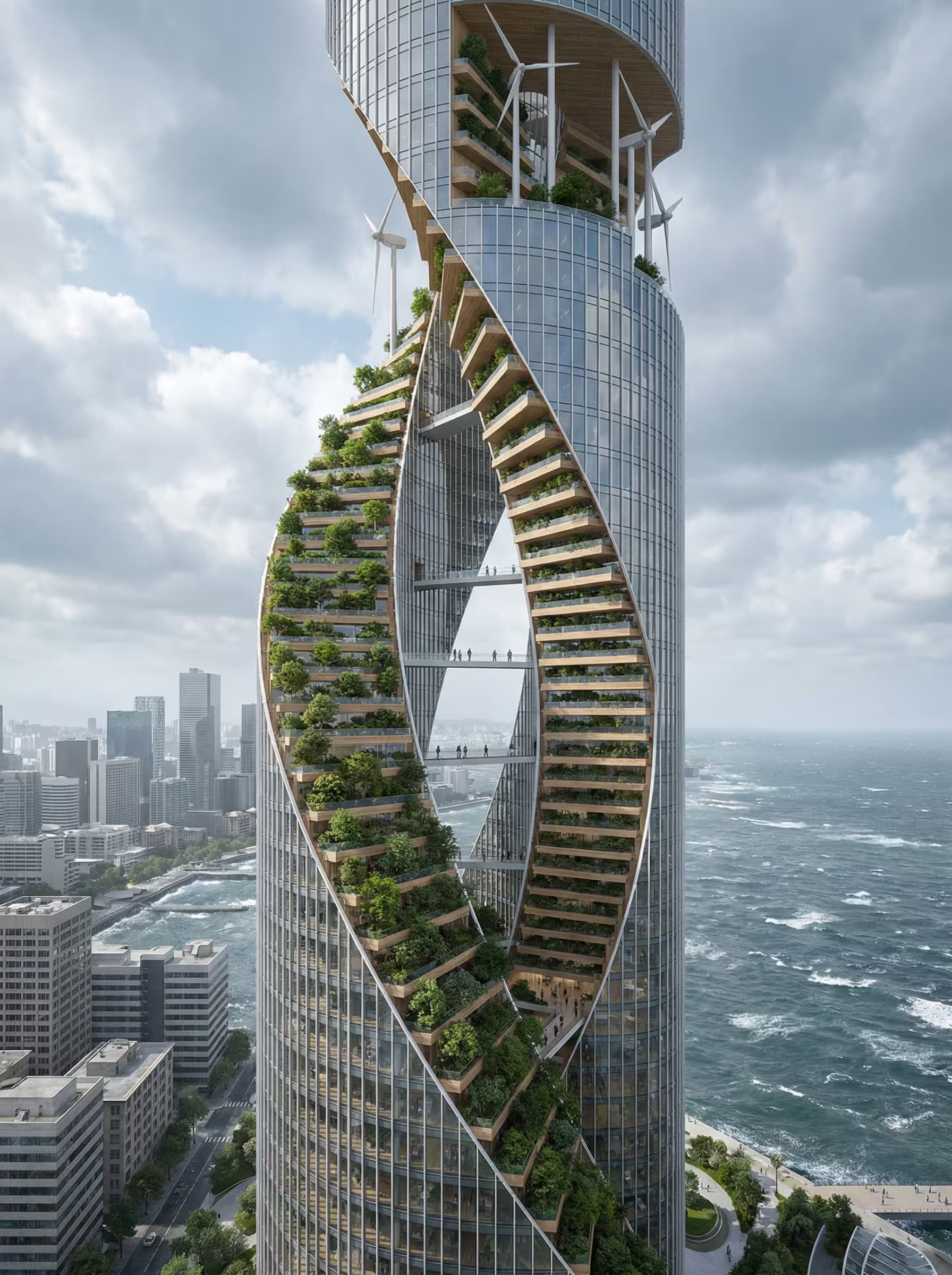 Example output for 🌿 Eco Tower Architecture Generator