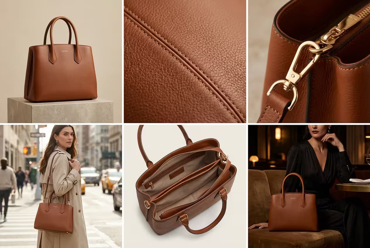Example output for 👜 Luxury Handbag Grid Ad