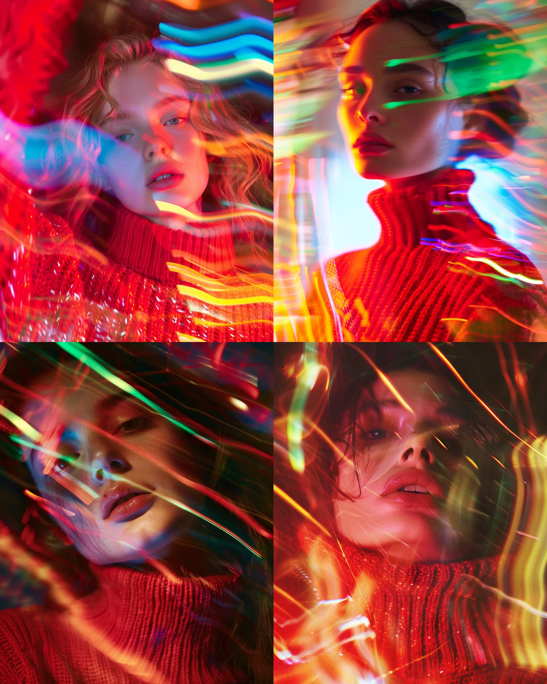 Example output for Surreal Fashion Photography Generator