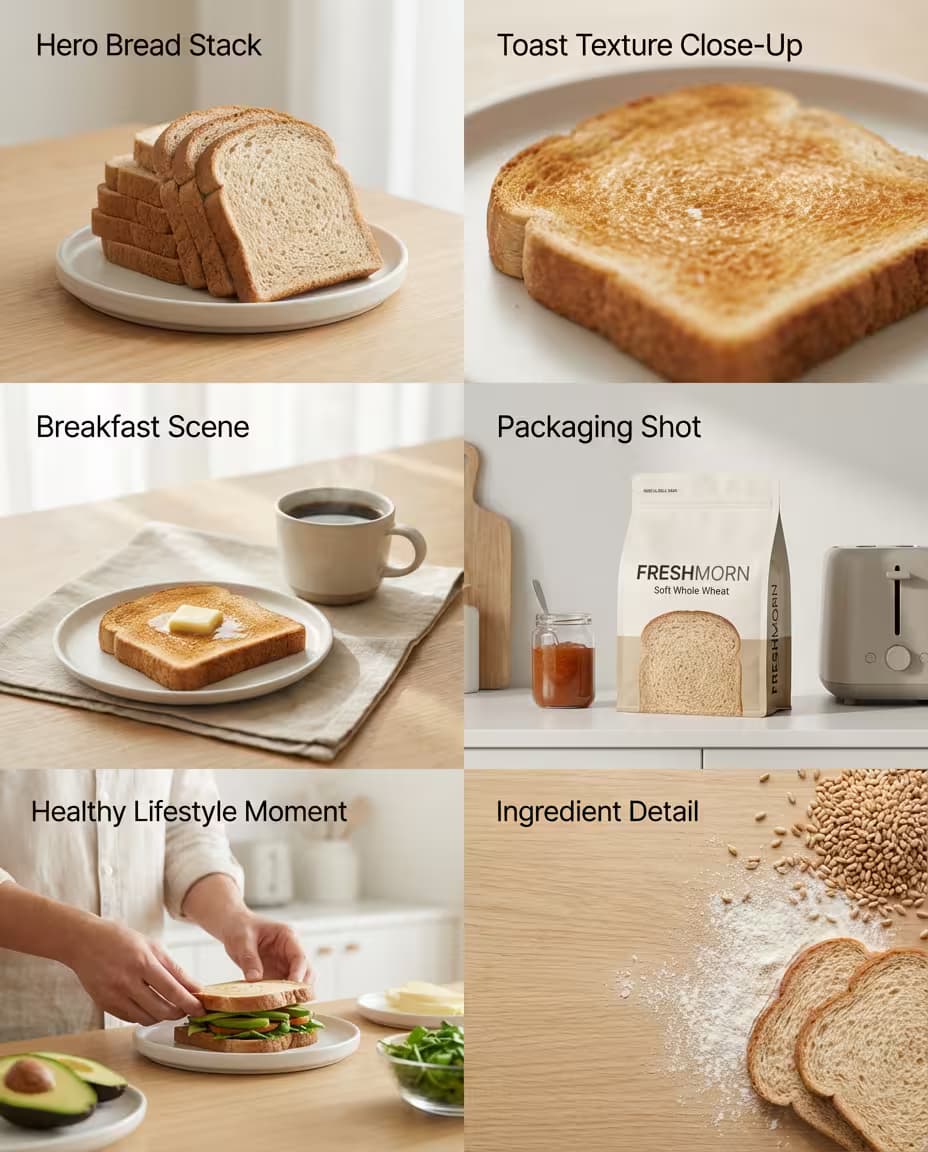 Example output for Food Ad Generator